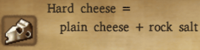 Hard Cheese Alchemy Recipe